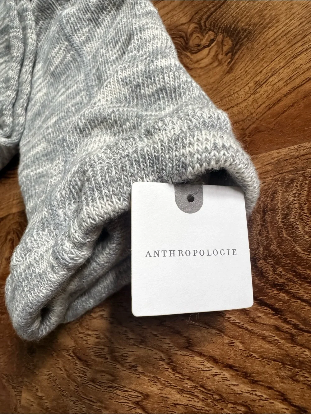 Anthropologie Womens Heather Gray Knit Leggings - NWT